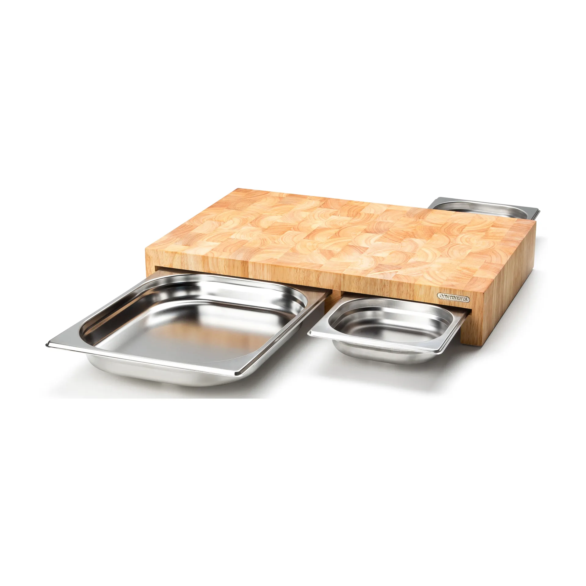 Leikkuulauta kumipuuta 3 muruastialla, 27x39 cm Continenta