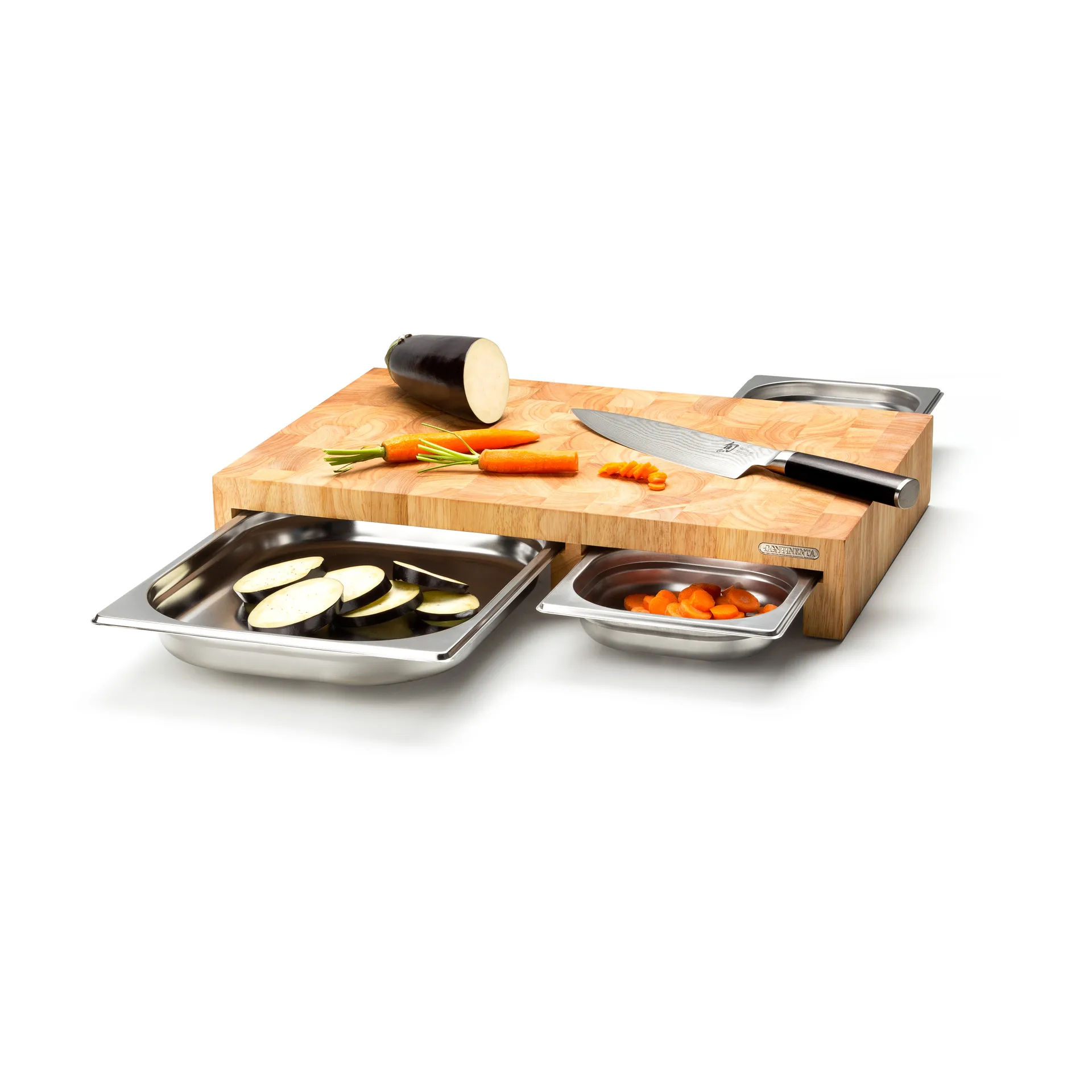 Leikkuulauta kumipuuta 3 muruastialla, 27x39 cm Continenta