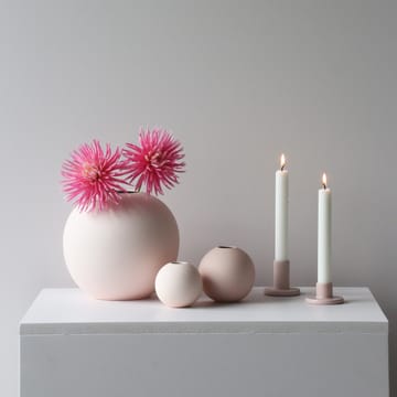 Ball kynttilänjalka 8 cm - dusty pink - Cooee Design