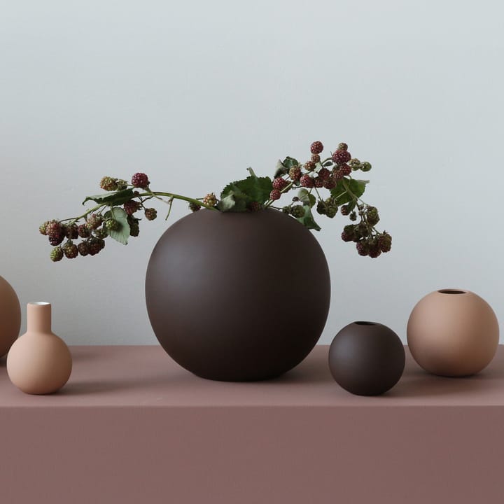 Ball maljakko, coffee - 8 cm - Cooee Design