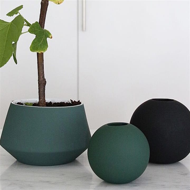 Ball maljakko dark green - 10 cm - Cooee Design