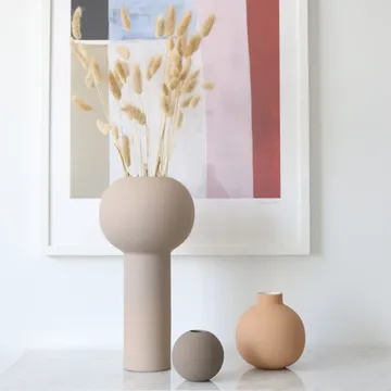 Ball maljakko, mud - 8 cm - Cooee Design