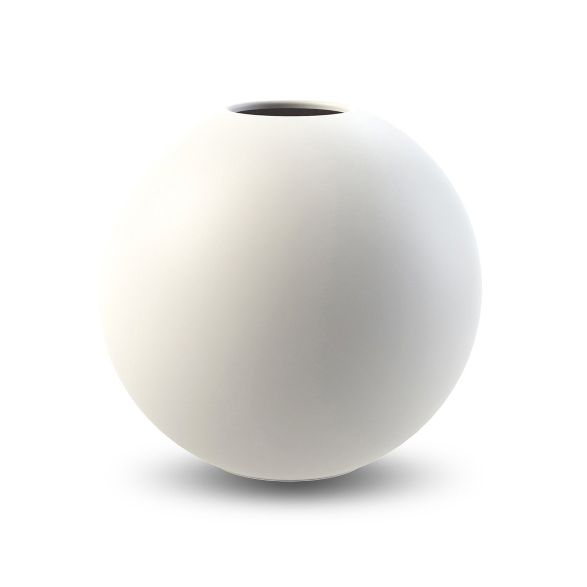 Cooee Design Ball maljakko white 20 cm | Skandinaavinen Sisustus | Maljakot | Valkoinen