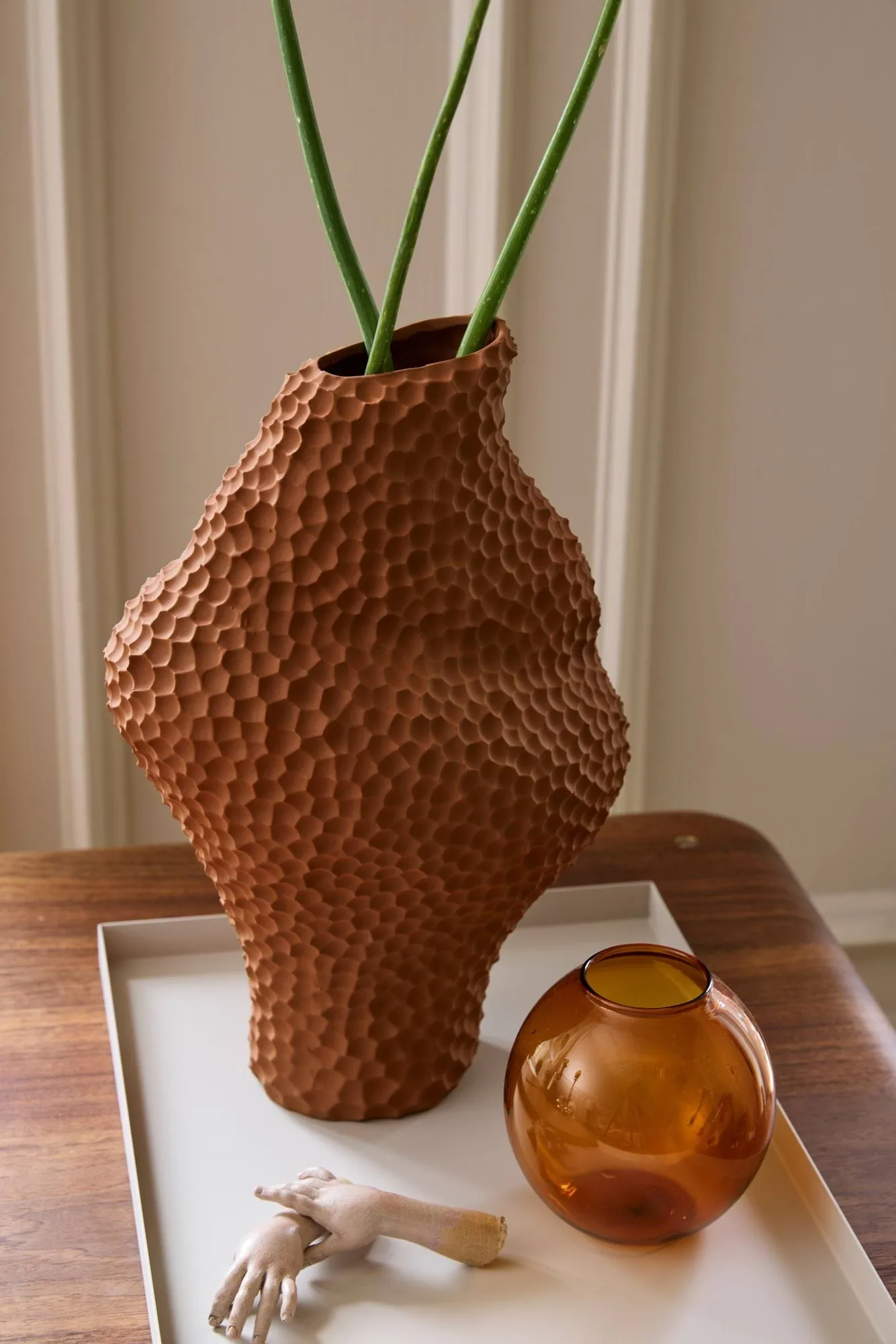 Bubble Vase maljakko, meripihka Cooee Design