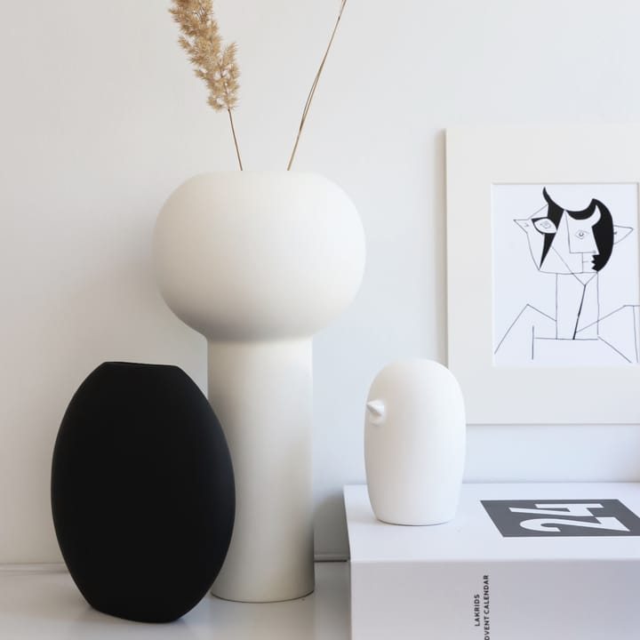 Ceramic Bird, 12 cm, White Cooee Design