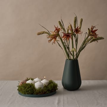 Clover maljakko, 25 cm - Dark green - Cooee Design