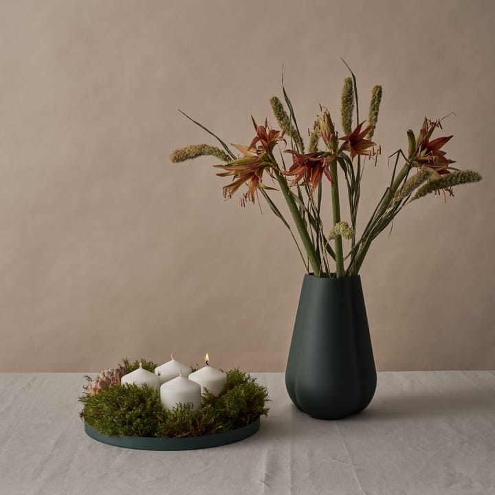 Clover maljakko, 25 cm, Dark green Cooee Design