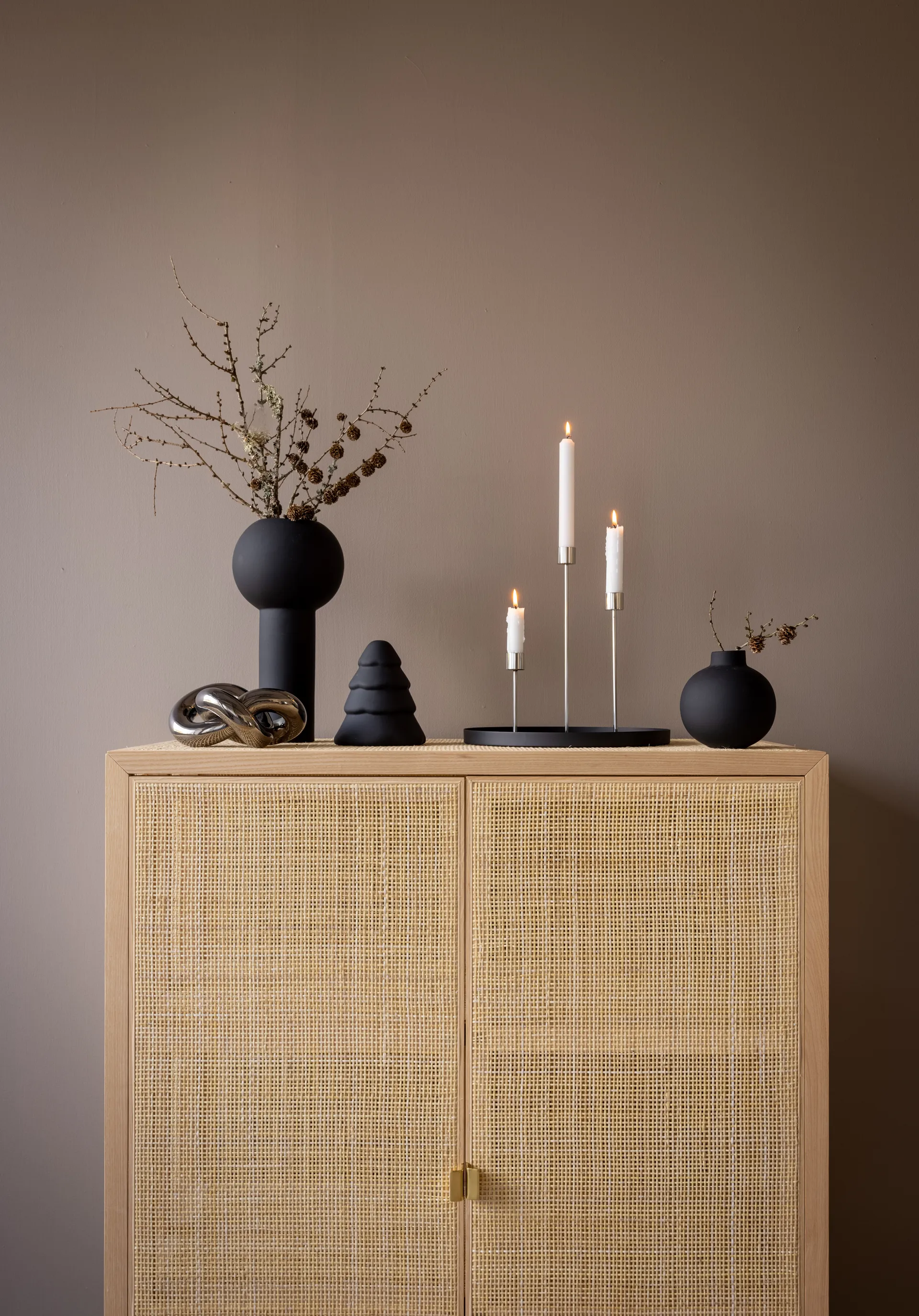 Cooee kynttilänjalka 13 cm, Stainless steel Cooee Design