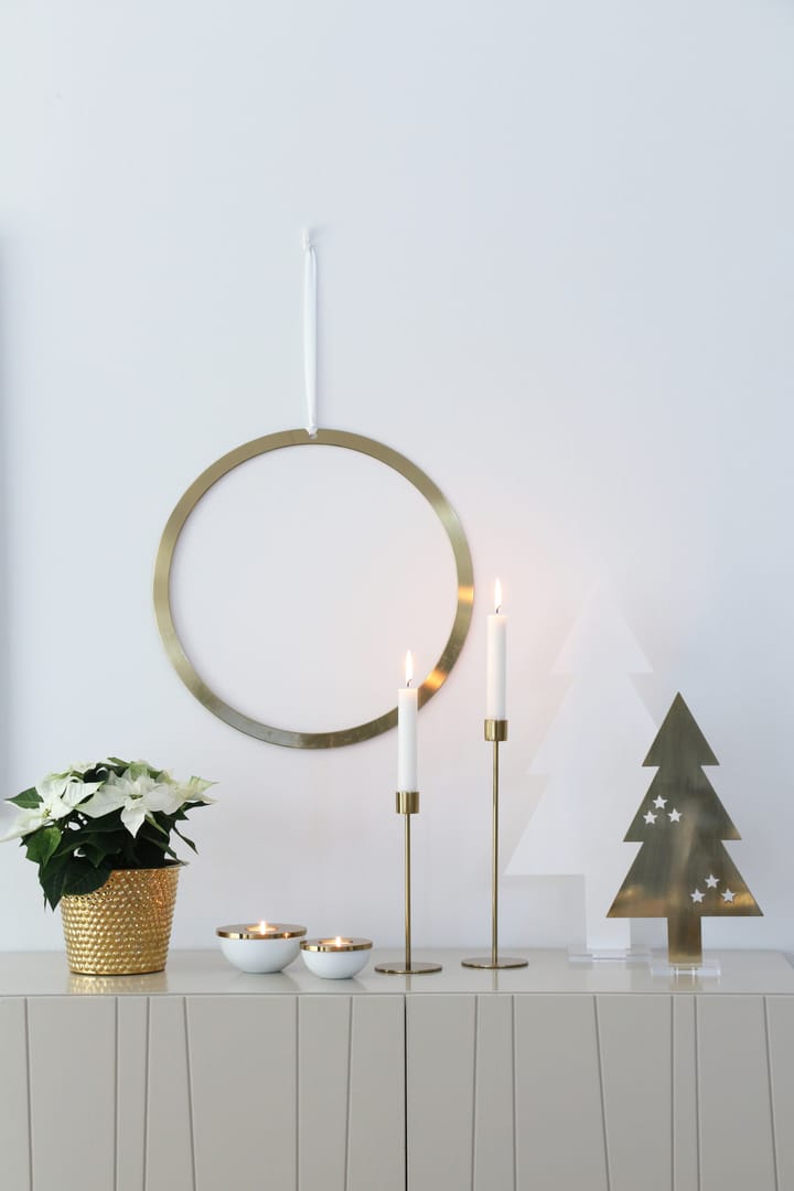 Cooee kynttilänjalka 29 cm, brass Cooee Design