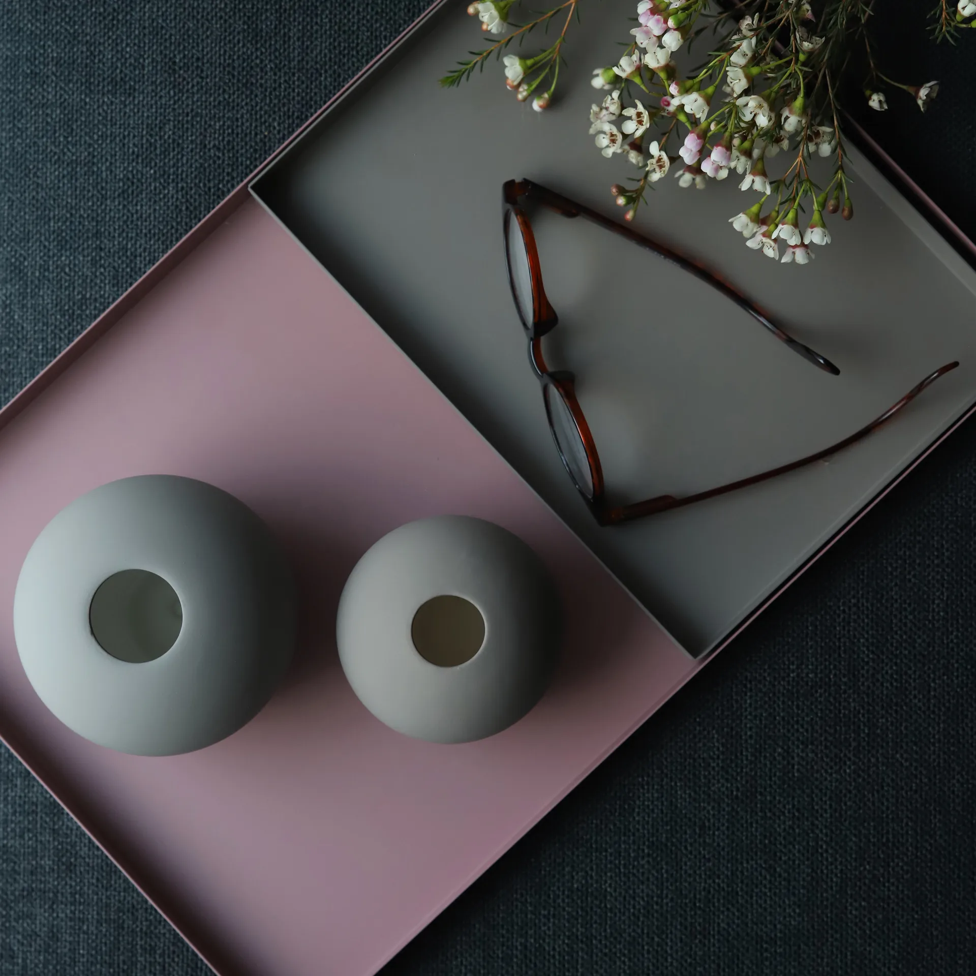 Cooee tarjotin 39 cm, Cinder rose Cooee Design