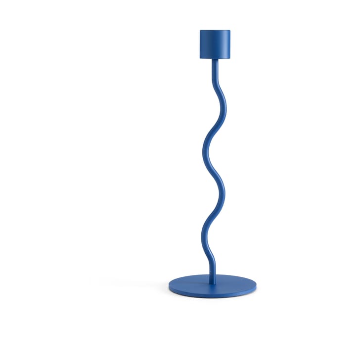 Curved kynttilänjalka 23 cm - Cobalt Blue - Cooee Design