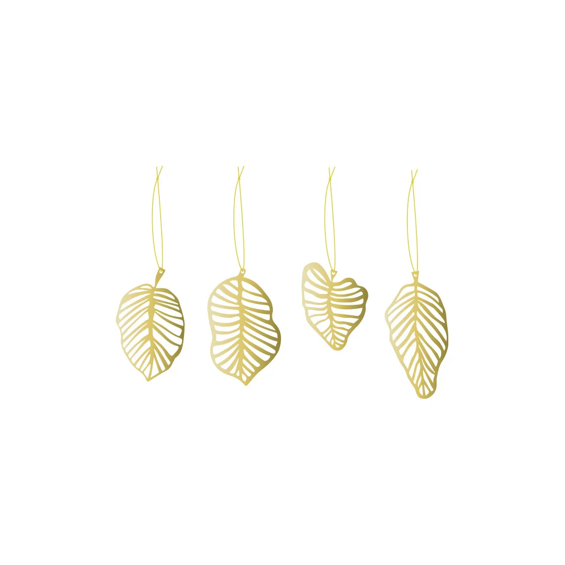 Deco leaf koriste 4-pack, Messinki Cooee Design