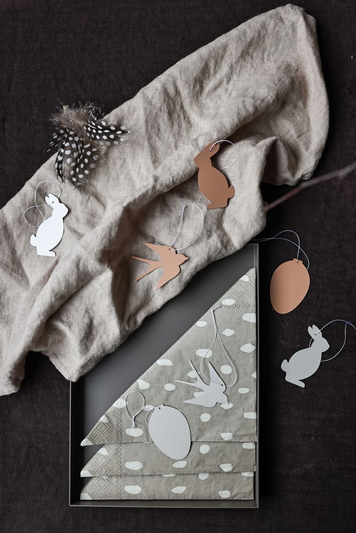 Easter Deco -jänis pääsiäiskoriste 4-pakkaus, Hiekka Cooee Design