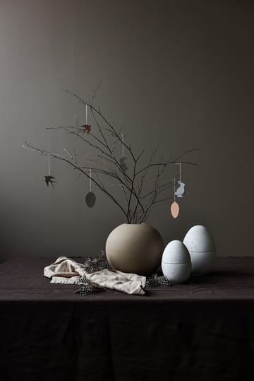 Easter Deco -lintu pääsiäiskoriste 4-pakkaus - Cafe au lait - Cooee Design