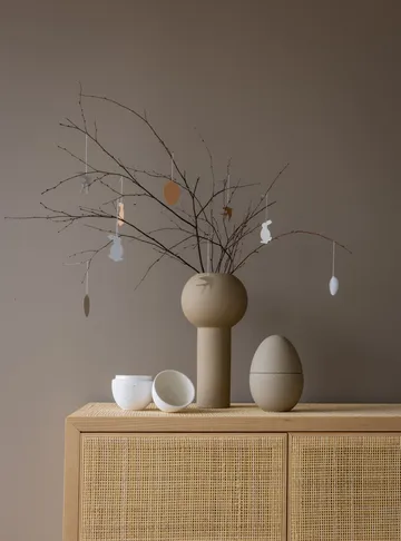 Easter Deco -lintu pääsiäiskoriste 4-pakkaus - Hiekka - Cooee Design