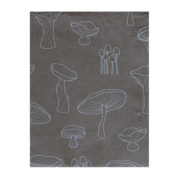 Fungi lautasliina 16 x 16 cm 20-pakkaus - Hazelnut-white - Cooee Design