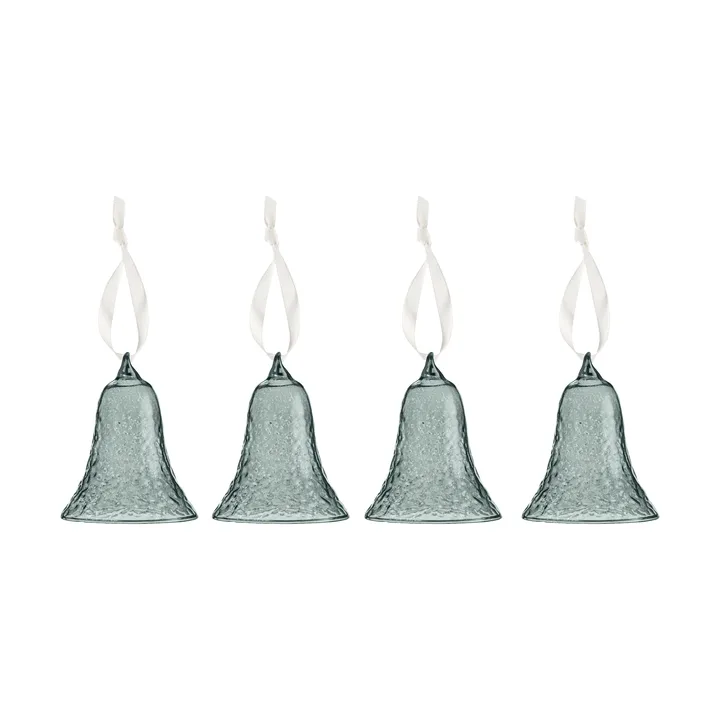 Gry bell kello 8 cm 4-pakkaus - Savua - Cooee Design