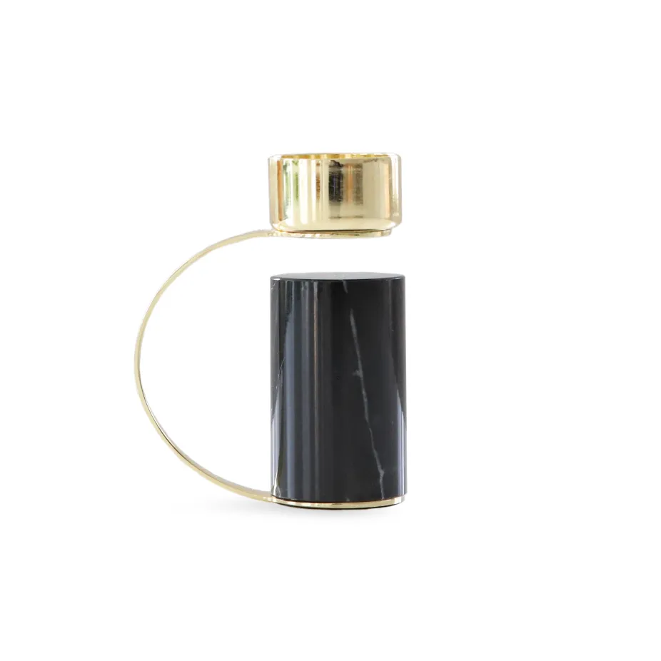 Heavy lämpökynttilänjalka, Nero marquina Cooee Design