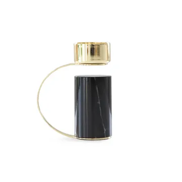 Heavy lämpökynttilänjalka - Nero marquina - Cooee Design