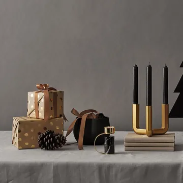 Heavy lämpökynttilänjalka - Nero marquina - Cooee Design