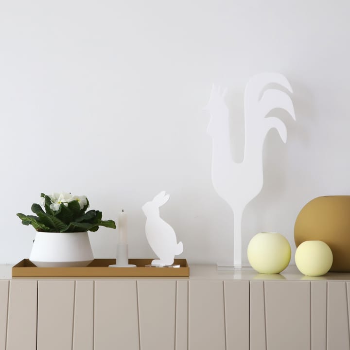 Jänis pääsiäiskoriste 18 cm - Valkoinen - Cooee Design