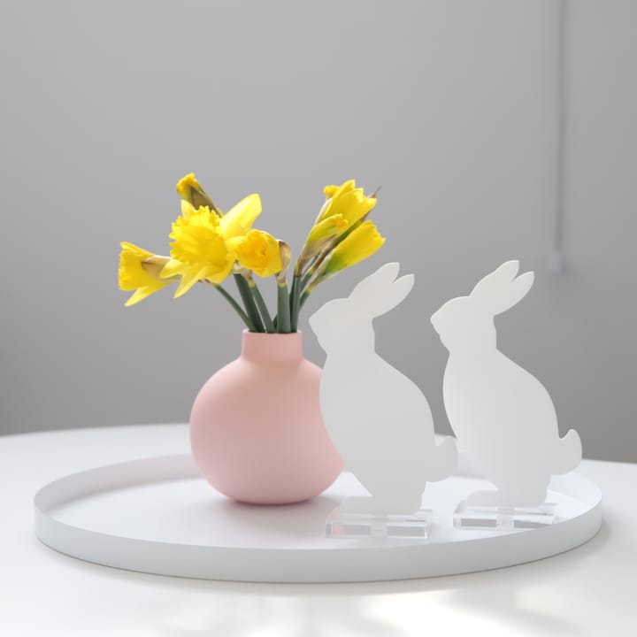 Jänis pääsiäiskoriste 18 cm - Valkoinen - Cooee Design