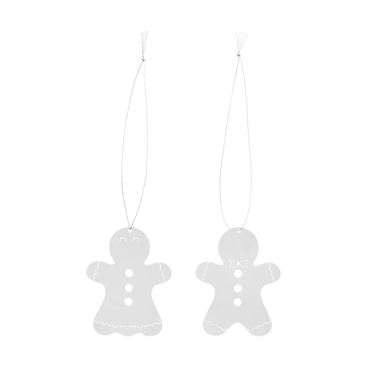 Cooee Design Joulukoriste piparkakku 6 cm Ruostumaton teräs