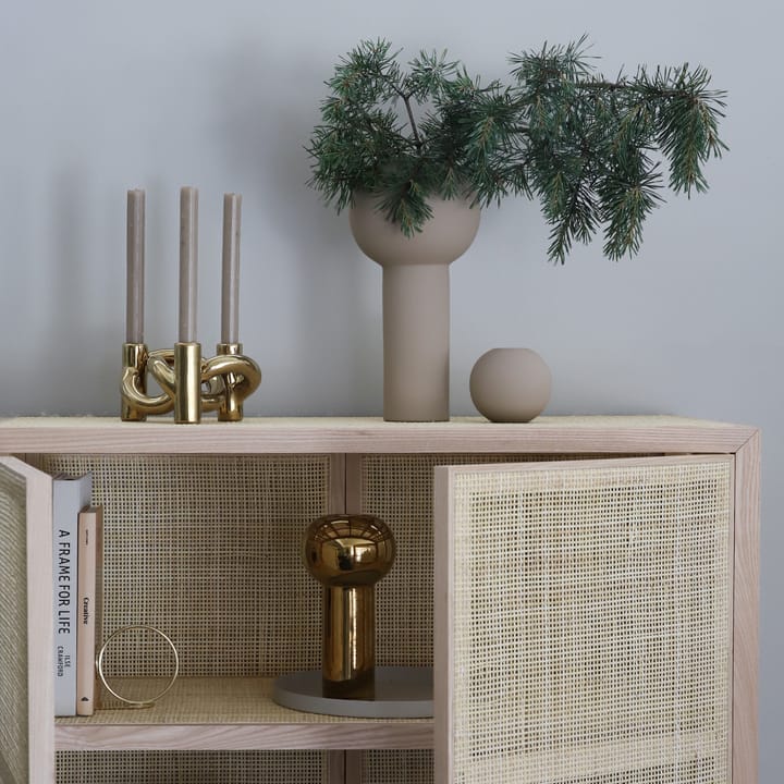 Lykke Three -kynttilänjalka, Gold Cooee Design
