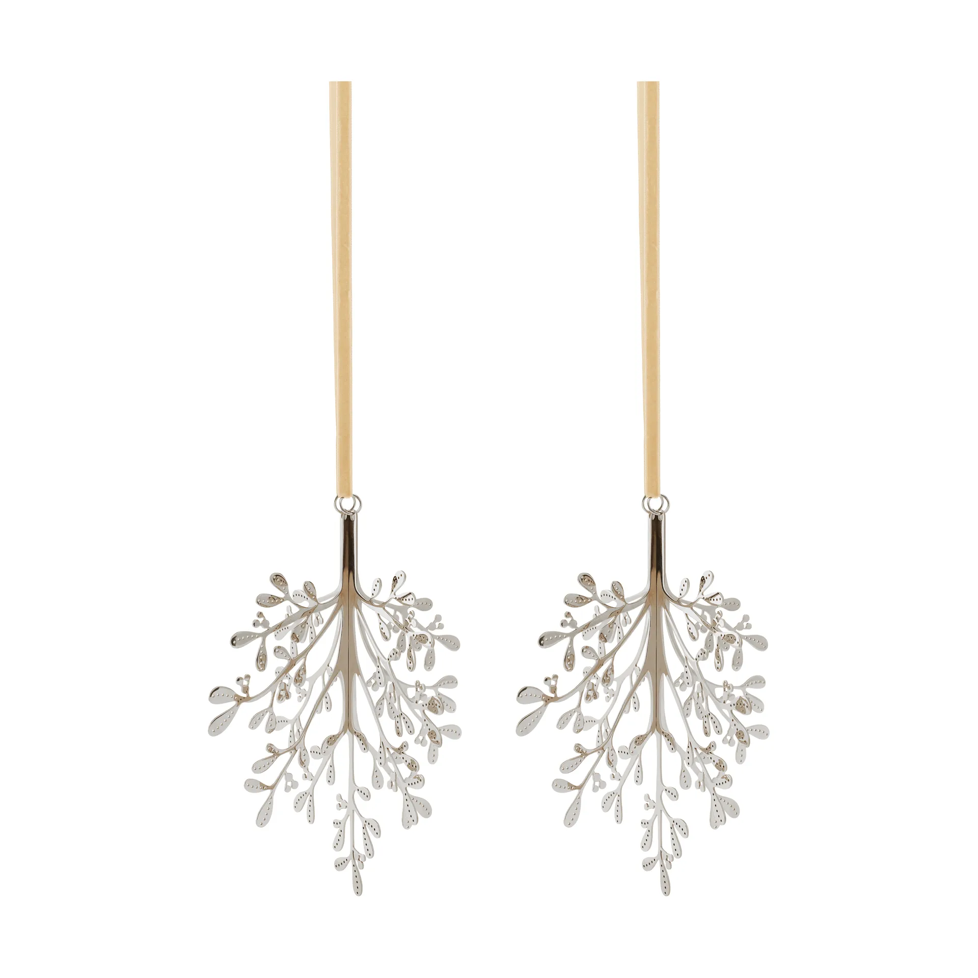 Mistletoe joulukoriste 2 kpl, Ruostumaton teräs, 20 cm Cooee Design