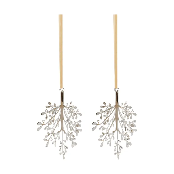 Mistletoe joulukoriste 2 kpl - Ruostumaton teräs, 20 cm - Cooee Design