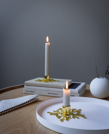 Mistletoe kynttilänjalka - Messinki - Cooee Design