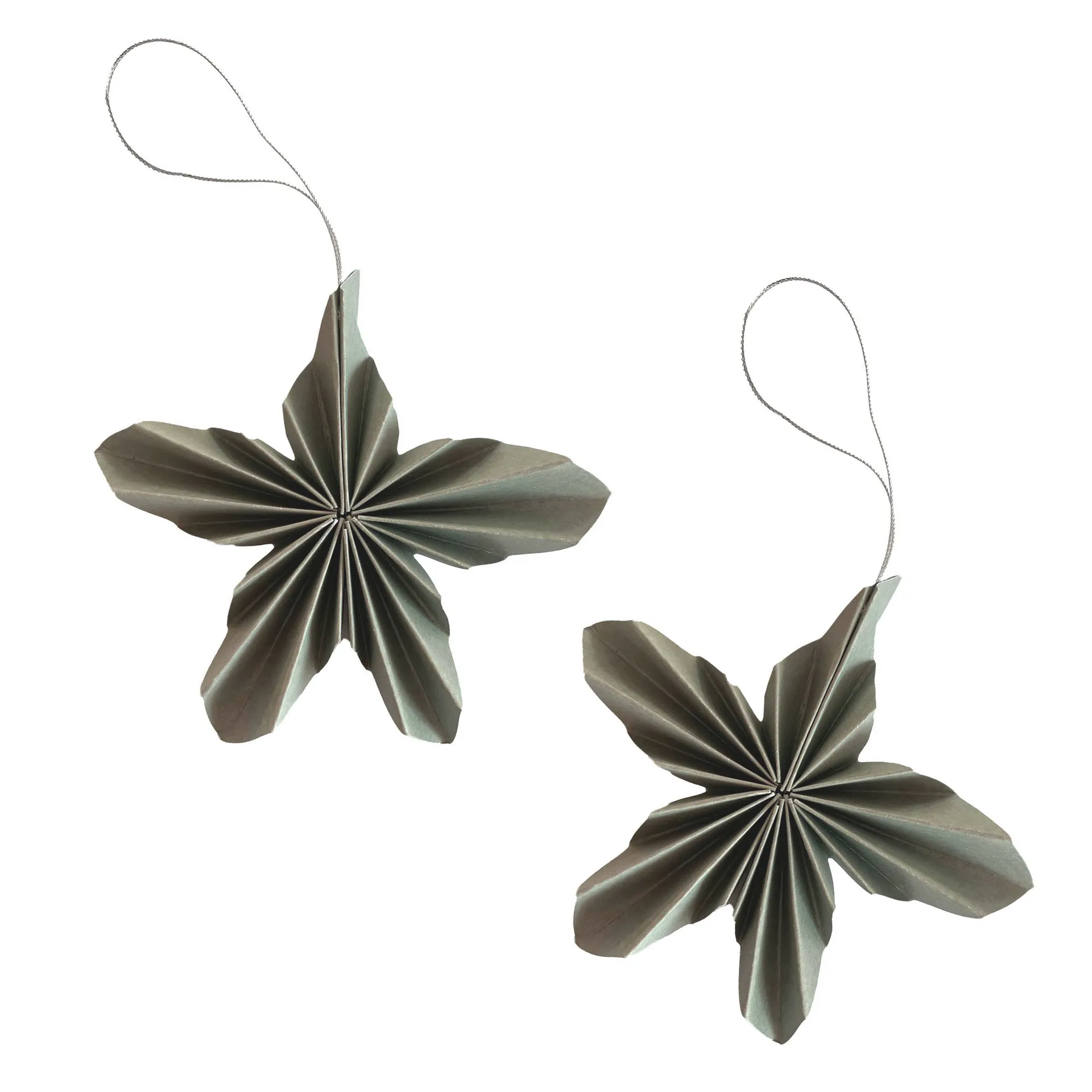 Paper Stars -joulukoriste, Sage Green Cooee Design