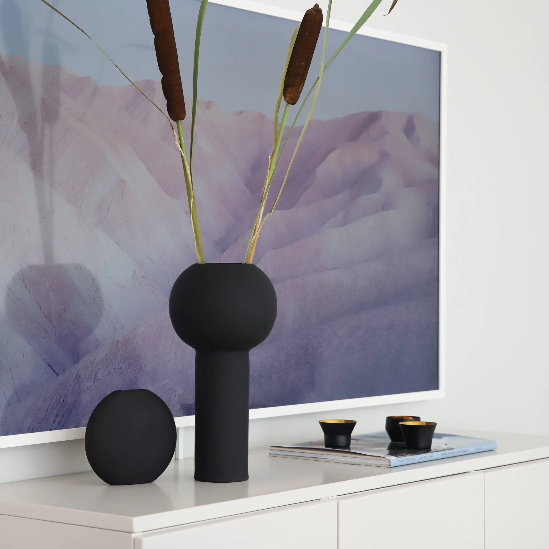 Pastille maljakko 15 cm, Black Cooee Design