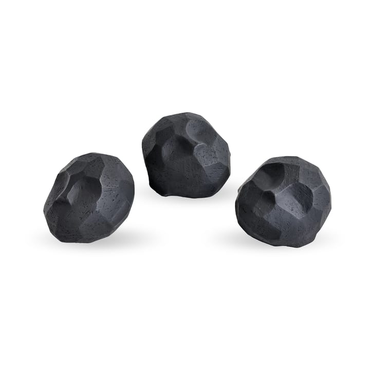 Pebble heads sculpture 3-pack - Coal - Cooee Design