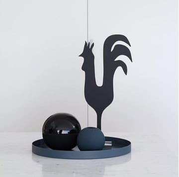 Rooster pääsiäiskoriste 36 cm - Musta - Cooee Design