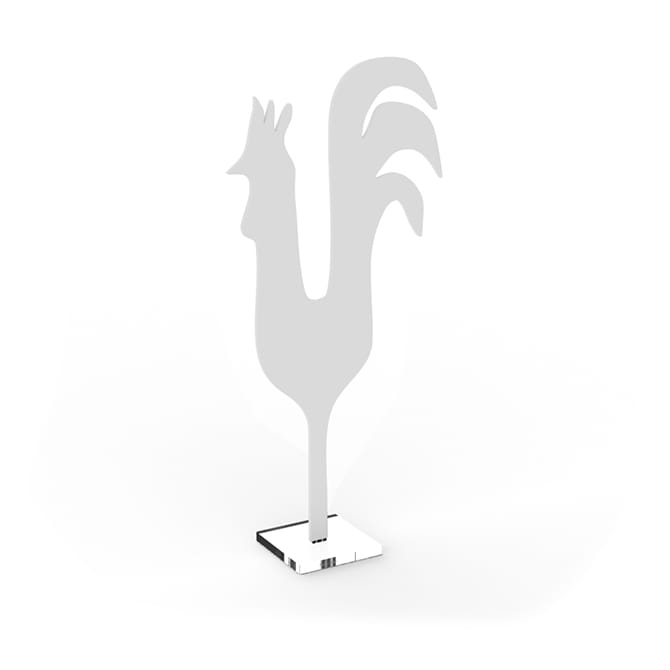 Rooster pääsiäiskoriste 36 cm - Valkoinen - Cooee Design