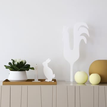 Rooster pääsiäiskoriste 47 cm - Valkoinen - Cooee Design