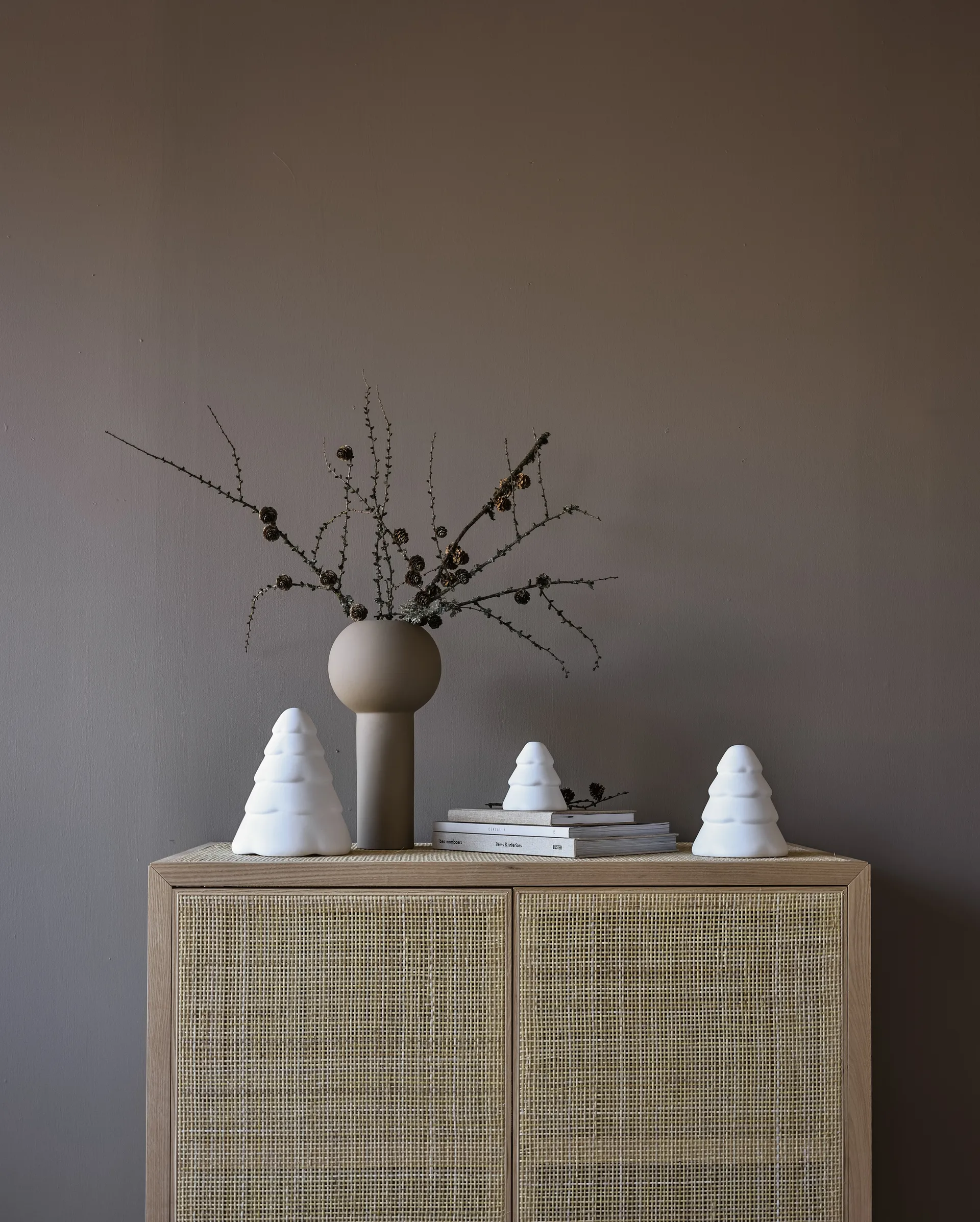 Snowy joulukuusi 10 cm, White Cooee Design