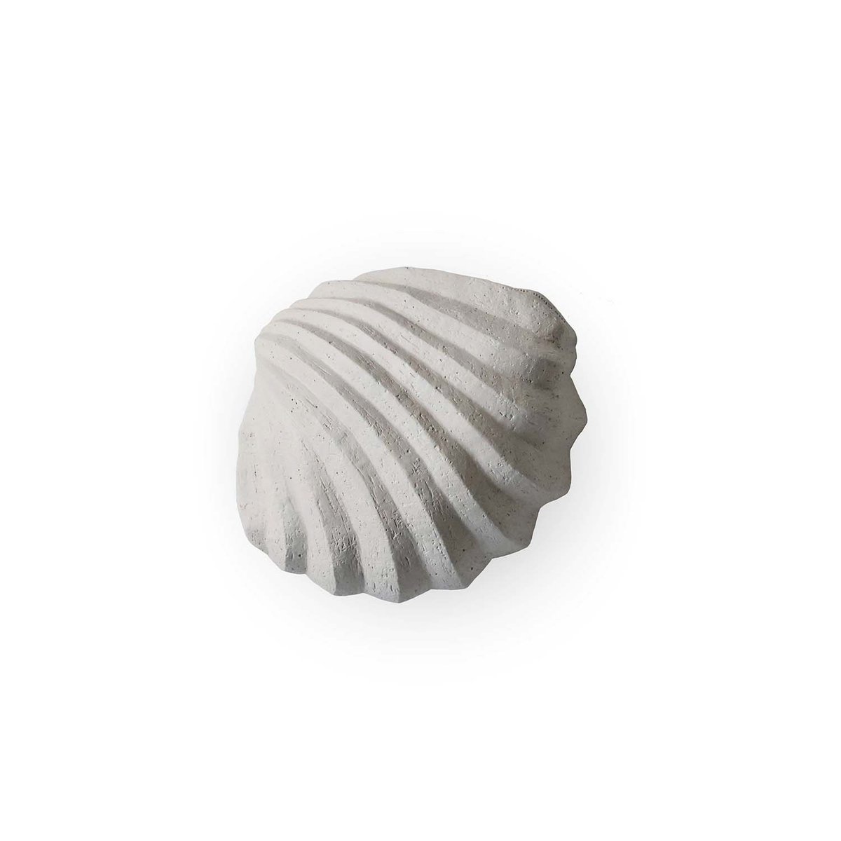Cooee Design The Clam Shell -veistos 13 cm Limestone