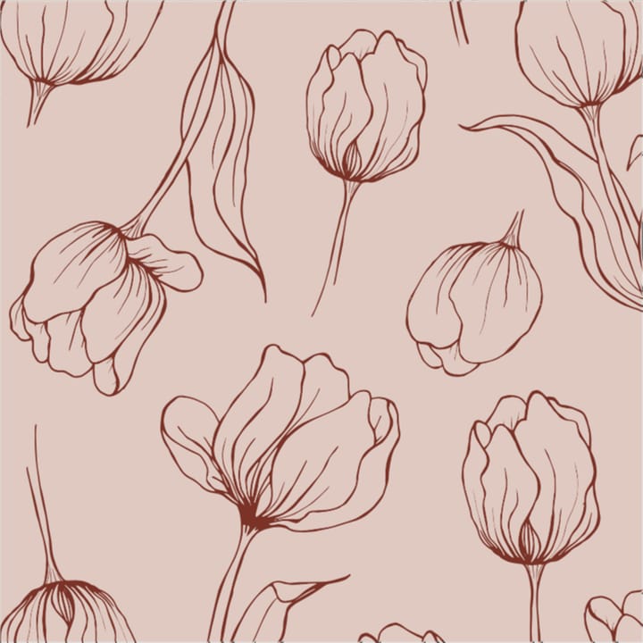Tulipa lautasliinat 16 x 16 cm - Blush - Cooee Design