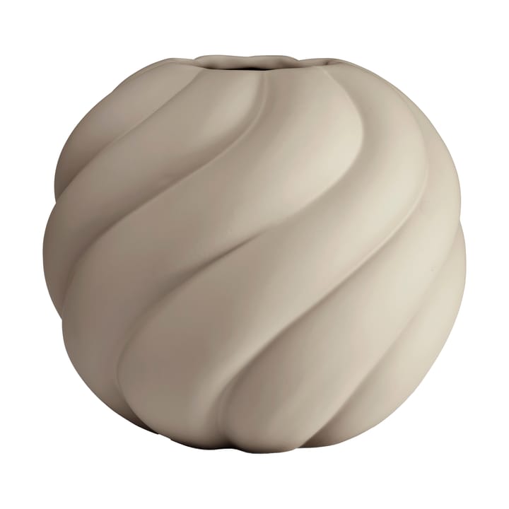 Twist ball maljakko 20 cm - Sand - Cooee Design