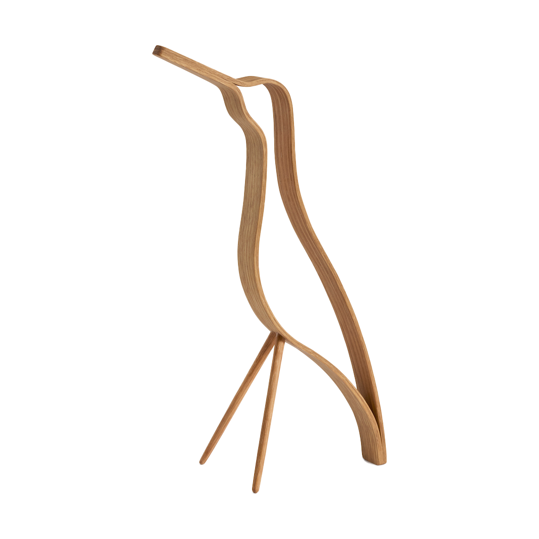Cooee Design Woody Bird korkea 18 cm Tammi | Skandinaavinen Sisustus | Veistokset & Posliinihahmot | Ruskea