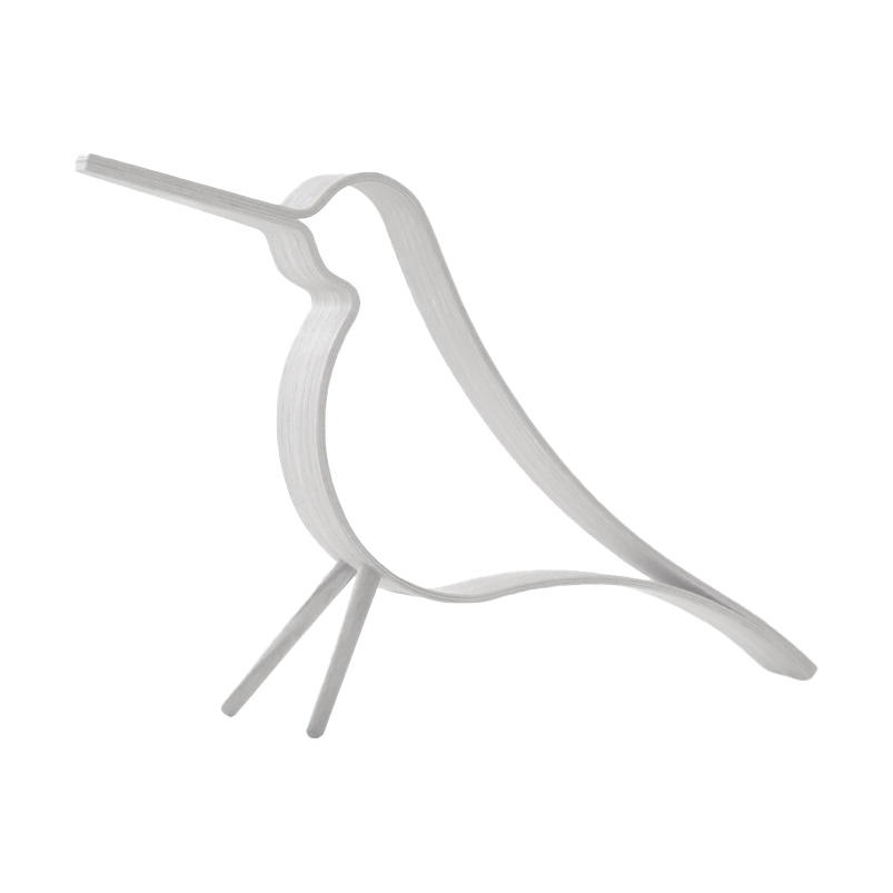 Cooee Design Woody Bird suuri Valkoinen | Skandinaavinen Sisustus | Veistokset & Posliinihahmot | Valkoinen