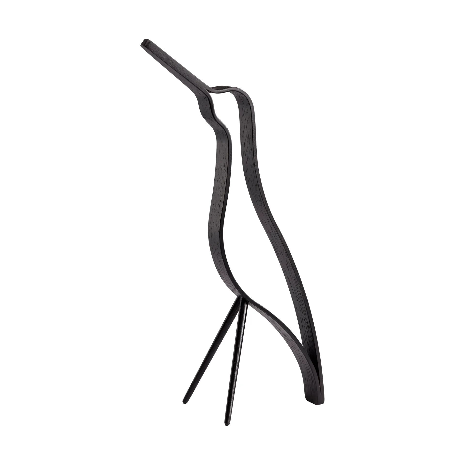 Woody-lintu korkea 32 cm, Musta petsattu tammi. Cooee Design