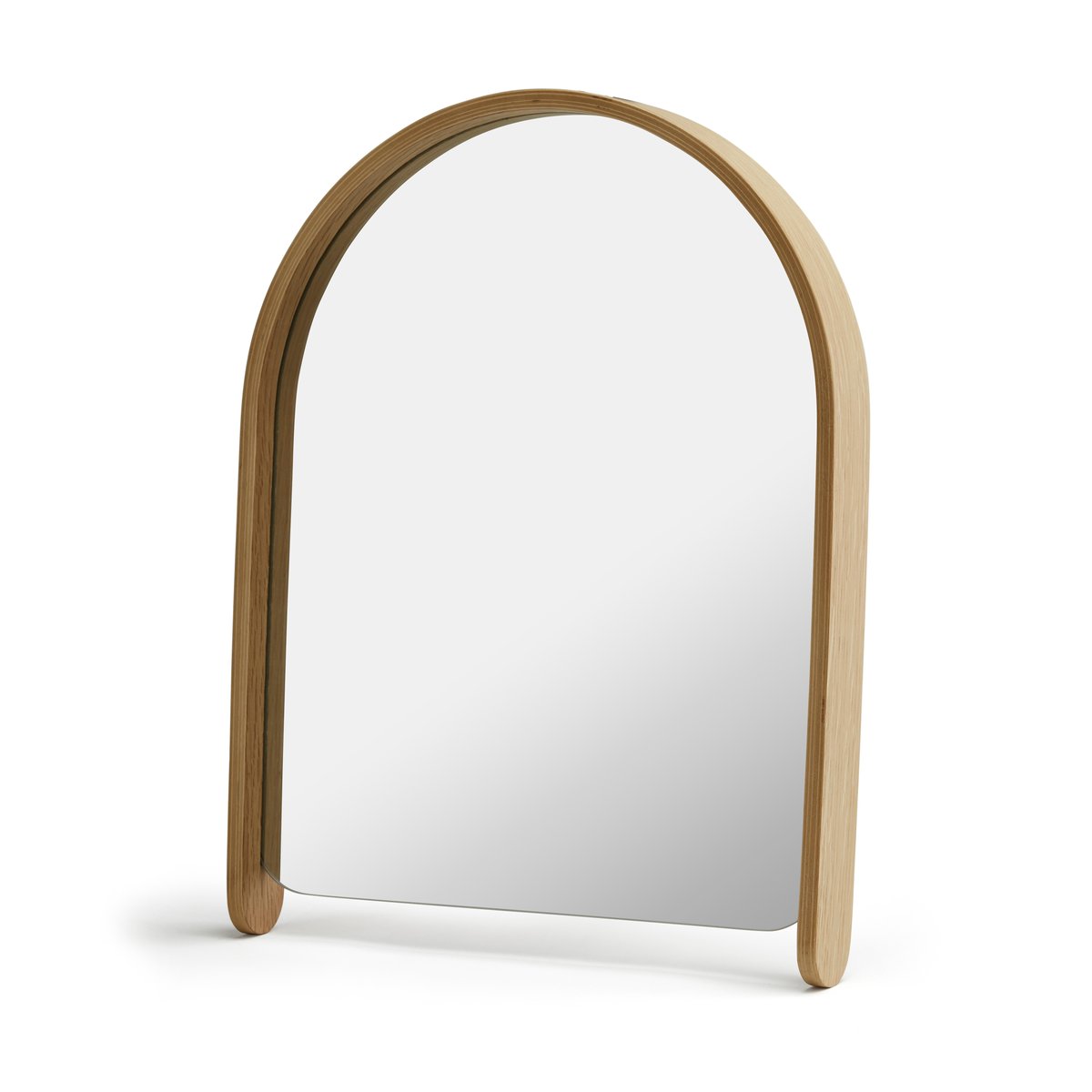 Cooee Design Woody peili 32x41 cm Oak | Skandinaavinen Sisustus | Pöytäpeilit | Ruskea