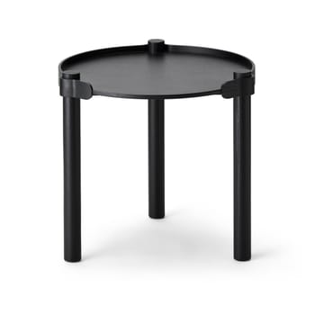 Woody pöytä Ø45 cm - Black stained oak - Cooee Design