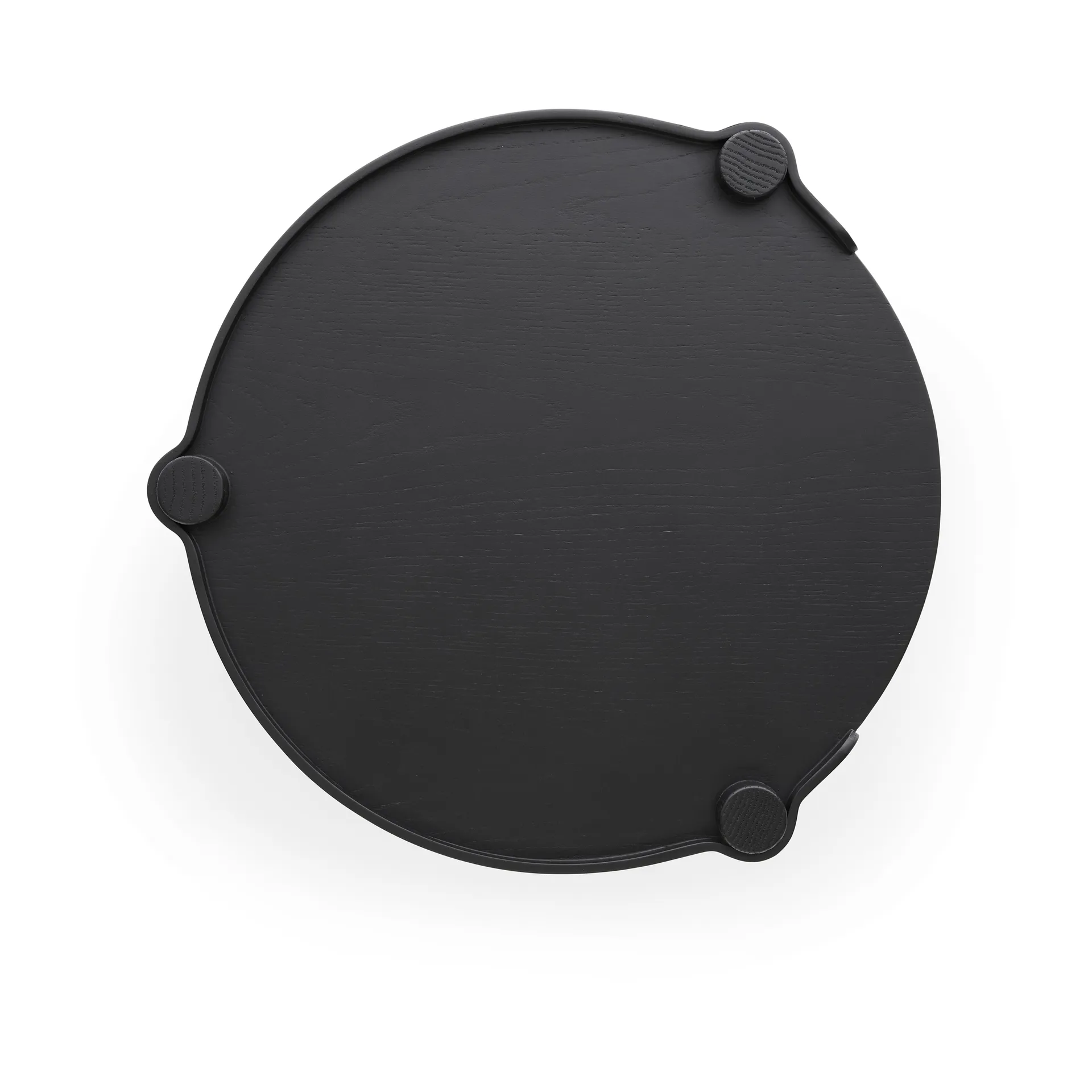 Woody pöytä Ø45 cm, Black stained oak Cooee Design