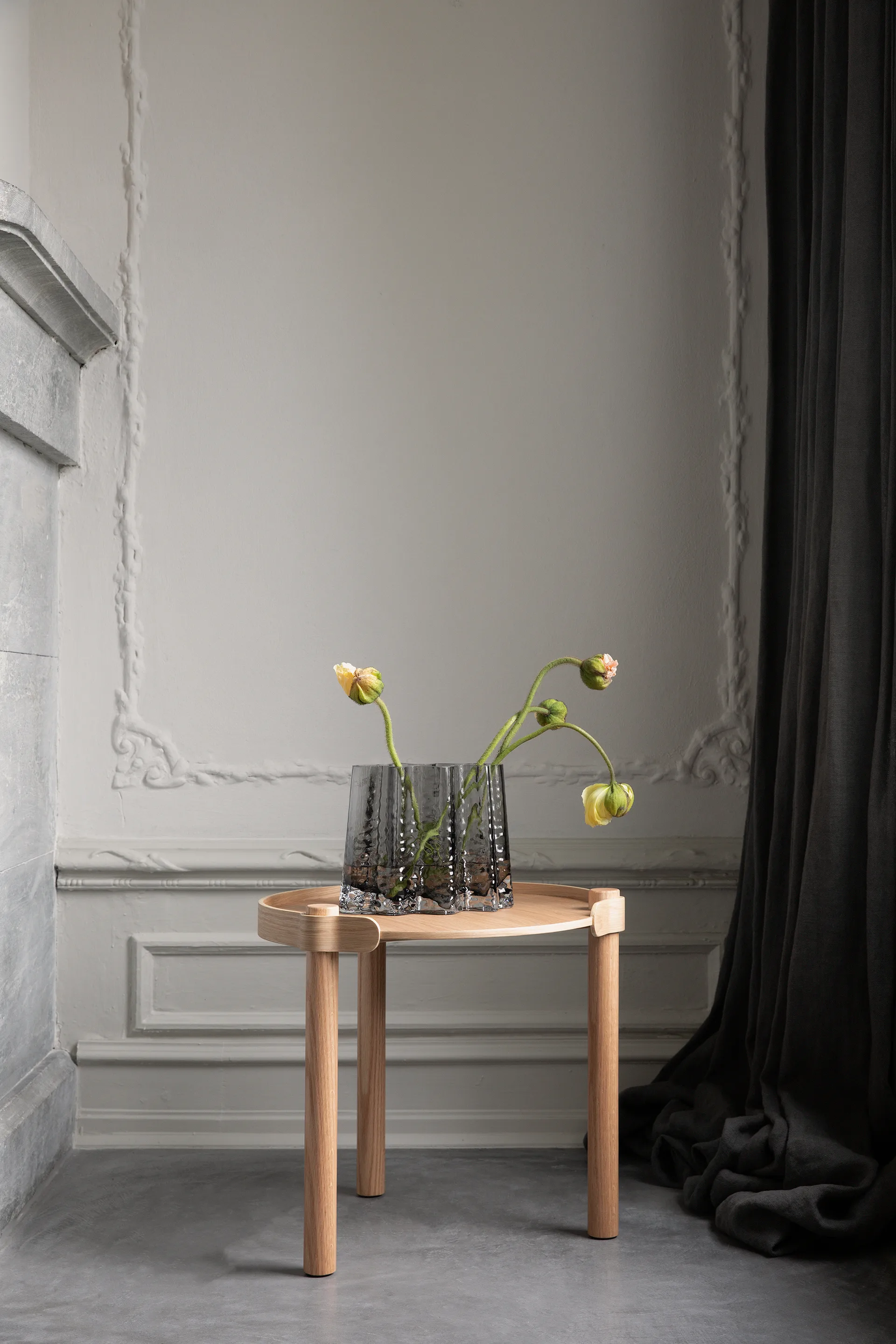 Woody pöytä Ø45 cm, Oak Cooee Design