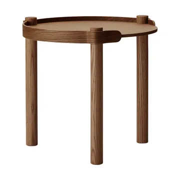 Woody pöytä Ø45 cm - Tummapetsattu tammi - Cooee Design
