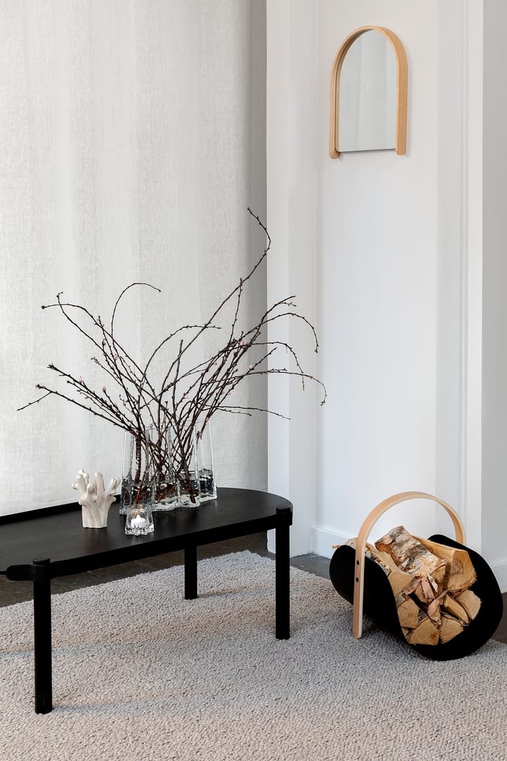Woody pöytä 50x105 cm, Black stained oak Cooee Design